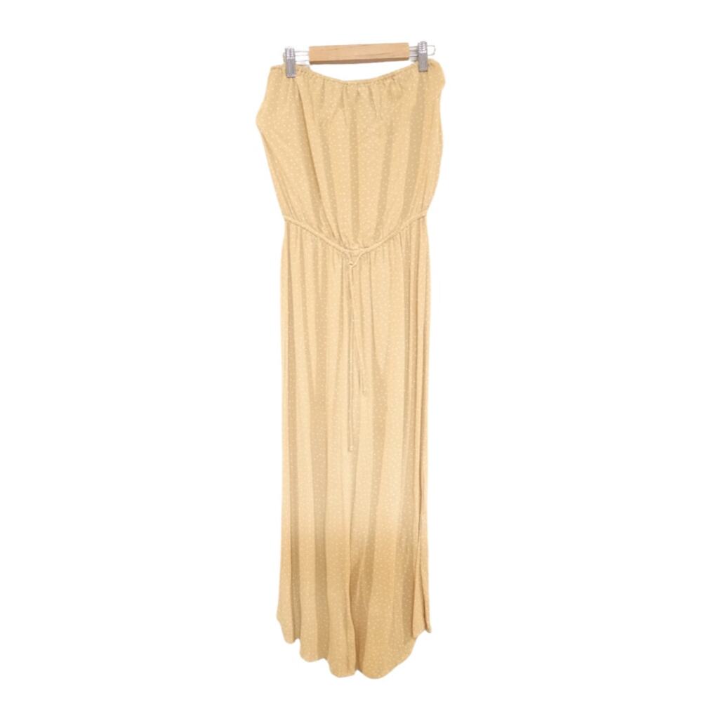 Blue Life Yellow strapless jumpsuit